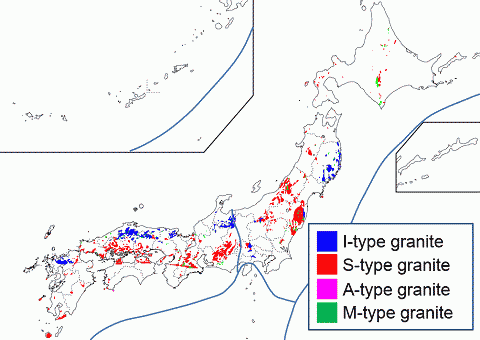 Plutonic Rocks of the Japan Islands